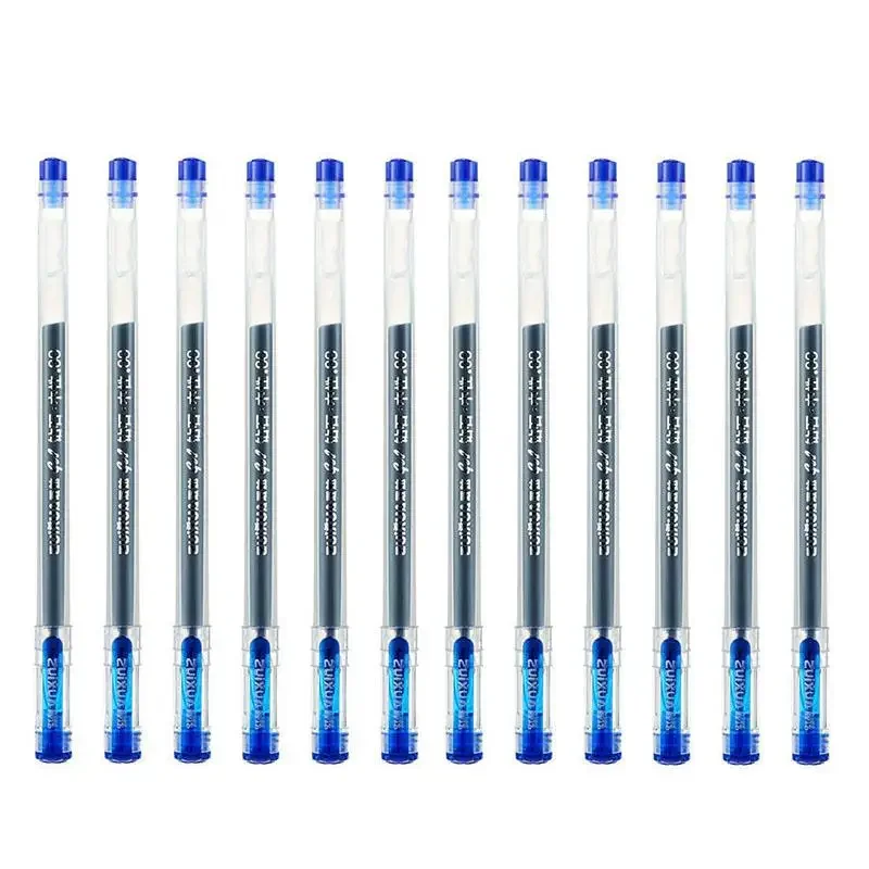 Гелевые ручки, 6/12 шт., черный/синий/красный ручки гелевые пиши стирай синие 12 штук perfect 0 5 мм корпус синий schiller