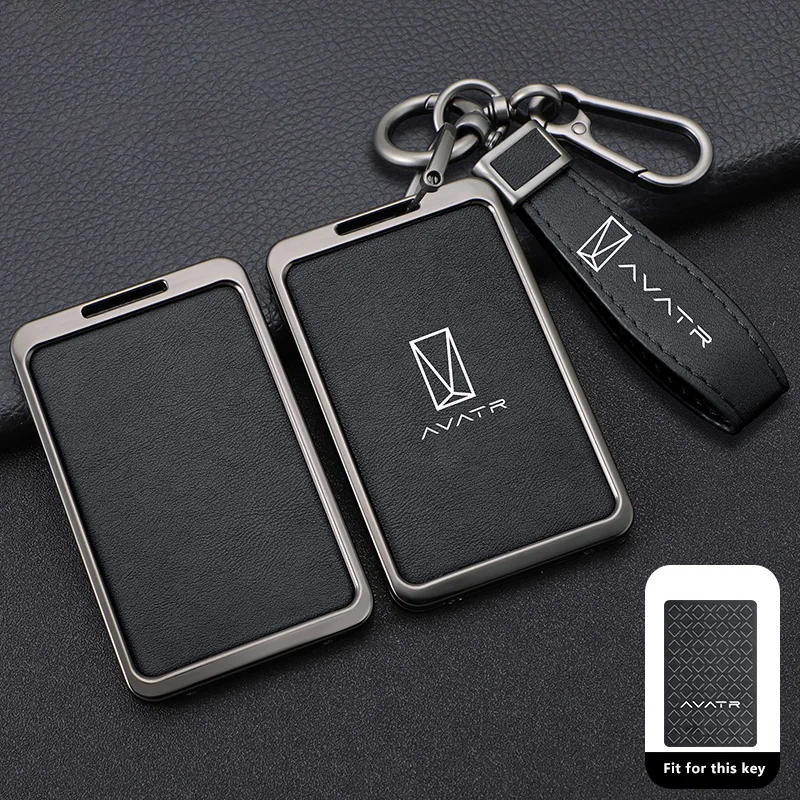 

Чехол для автомобильного ключа из цинкового сплава для AVATR 11 12 Avita NFC-карта, защитный чехол с дистанционным управлением, брелок для ключей, кольцо, держатель, аксессуары для брелоков