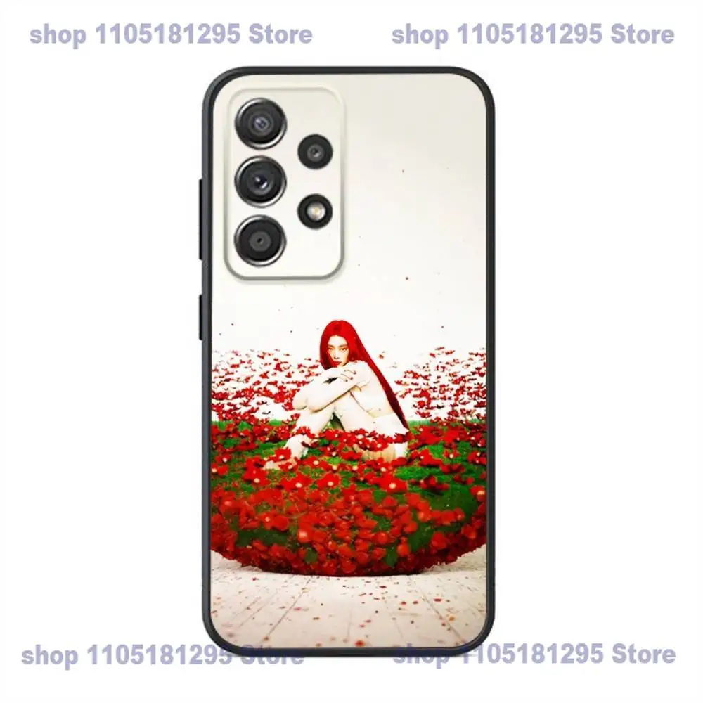 Фото Черный мягкий силиконовый чехол для телефона Samsung S24,21,22,23,30,Ultra,20,Plus,Note,10,9,J-JENNIE Singer №4