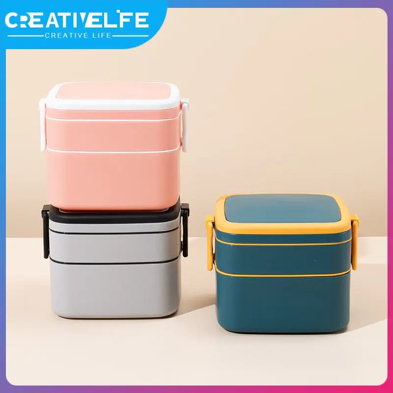 

Portable Children Student Bento Box Fresh-keeping Microwae Heating Lunch Container For Student Office Worker Microwavable