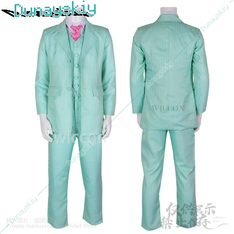 Аниме Токио Косплей Местители Риндо Хайтани Костюм Зеленая Униформа Пальто