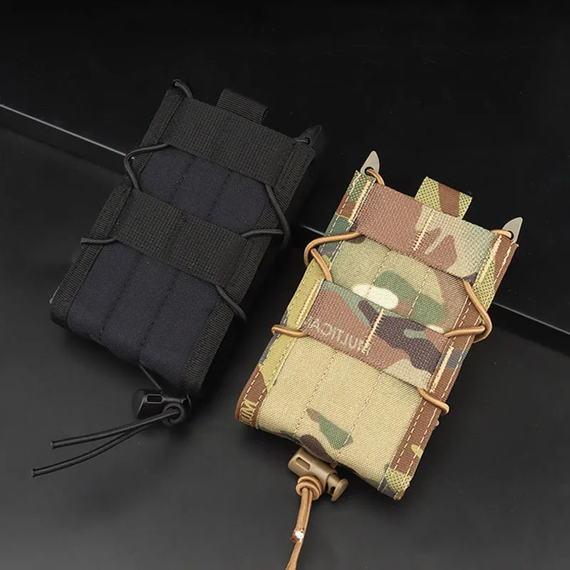 

Тактическая 5,56 сумка для магазина, кобура AK AR M4 AR15, винтовка, пистолет, одиночная Магнитная сумка, Molle, Охота, стрельба, военный, страйкбол, пей...