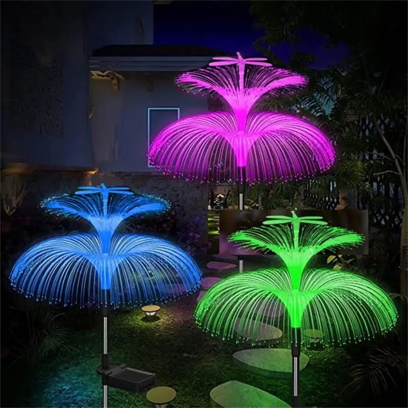 

Solar LED Garden Lights Jellyfish Decoration Solar Power Waterproof Outdoor Pathway Solar Lamp