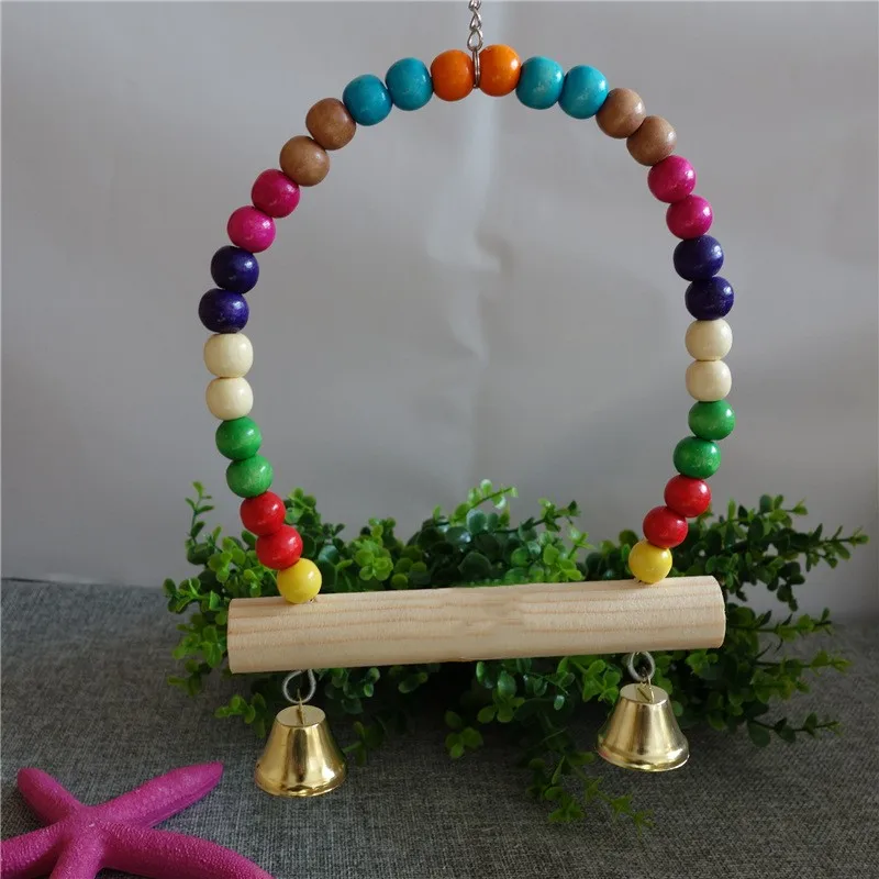 Набор игрушек для птиц качели искусственные игрушки Маленький Попугай подвесной