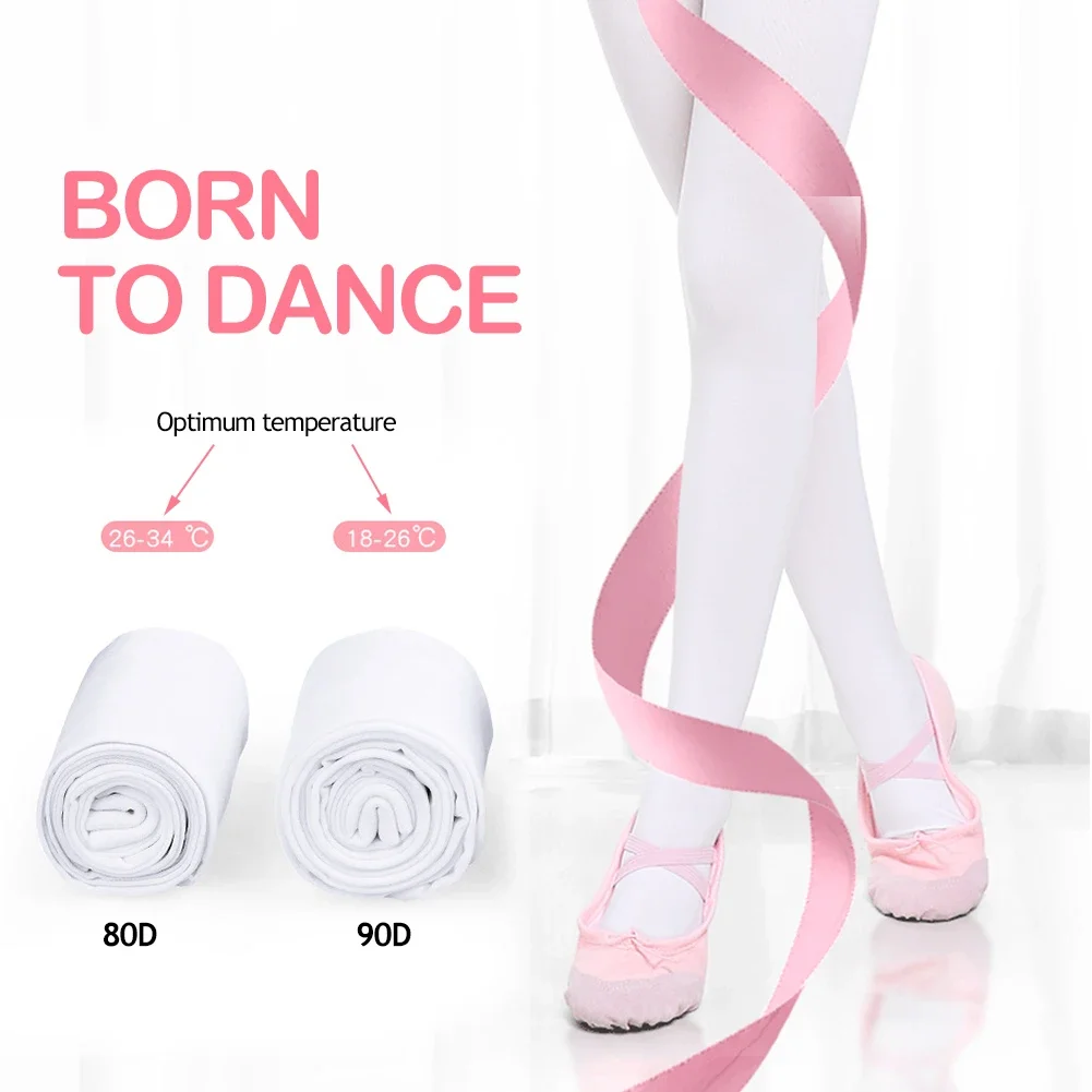 Детские танцевальные носки 80D/90D колготки для девочек тренировочный костюм