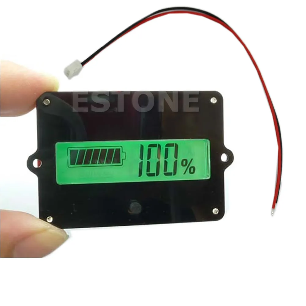 

Y1UD Nouveau Batterie Indicateur Capacité Testeur 12V plomb-acide LCD Lithium LiPo