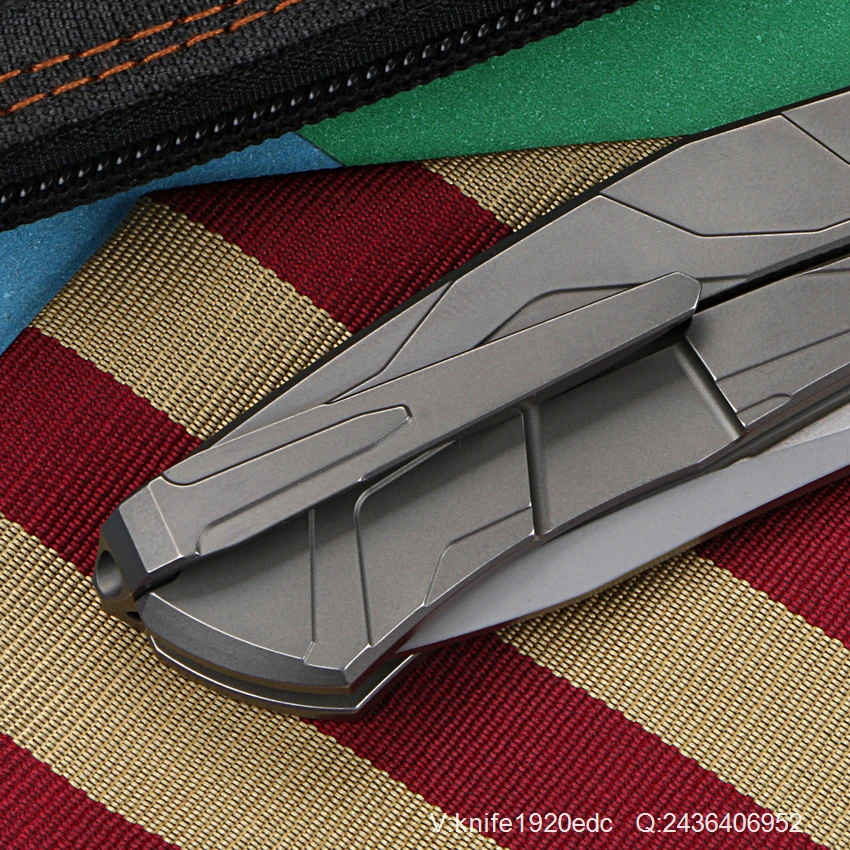 Складной нож Green Thorn Kami Flipper лезвие M390 титановая ручка для кемпинга охоты рыбалки