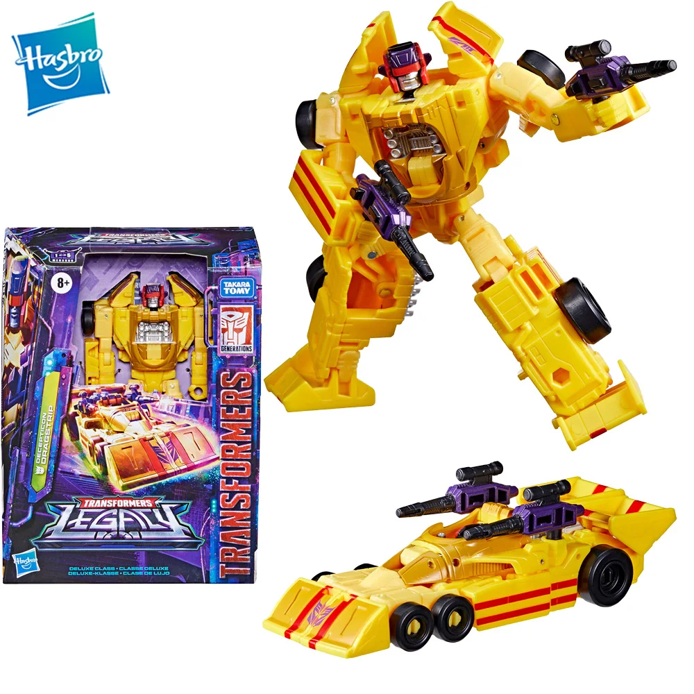 

[В наличии] Hasbro Generation Transformer Legacy Deluxe Decepticon Dragstrip оригинальная новая экшн-фигурка коллекционные модели игрушек