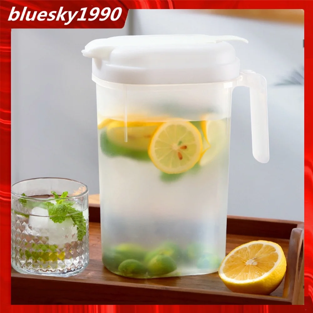 

1.8L/2.4L Cold Water Bottle Water Kettle Drinking Water Pitcher with Lid Kitchen Refrigerator Juice Lemon Drinkware Plastic