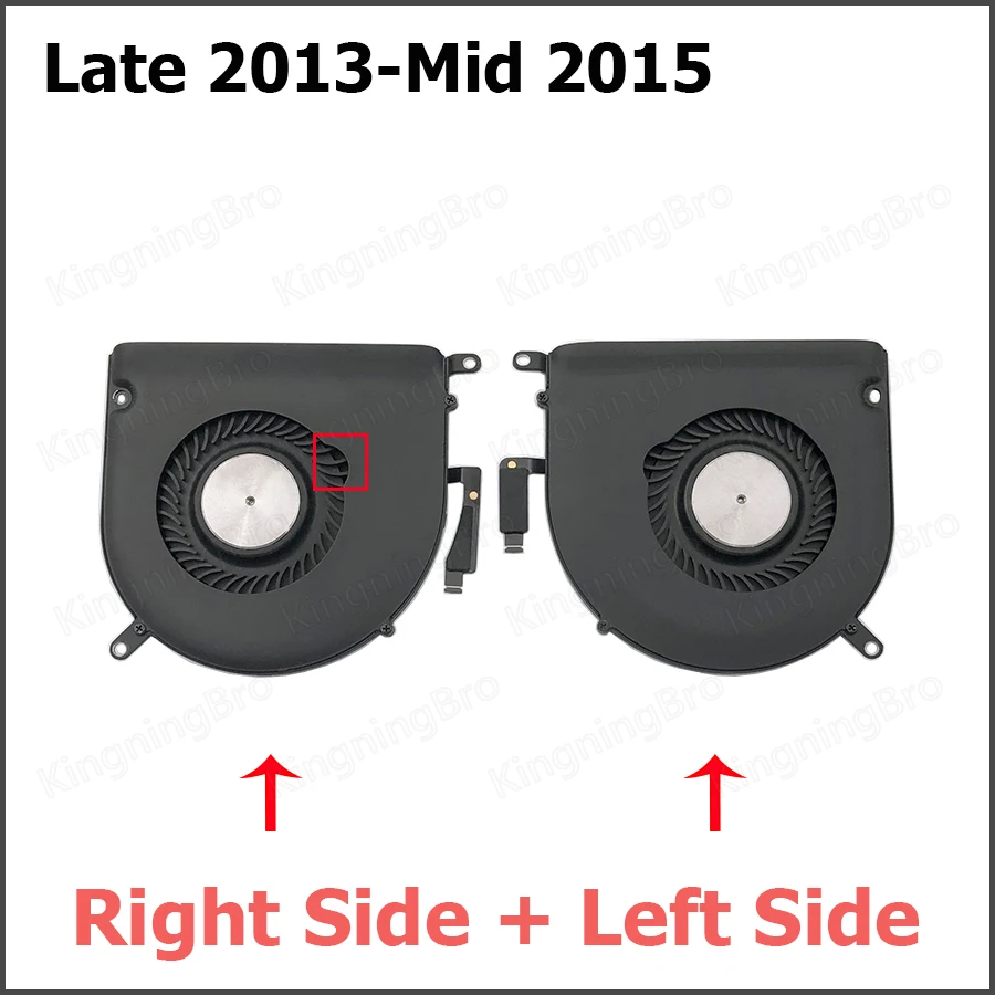 Новый оригинальный вентилятор охлаждения для ЦП A1398 левый и правый MacBook Pro Retina 15