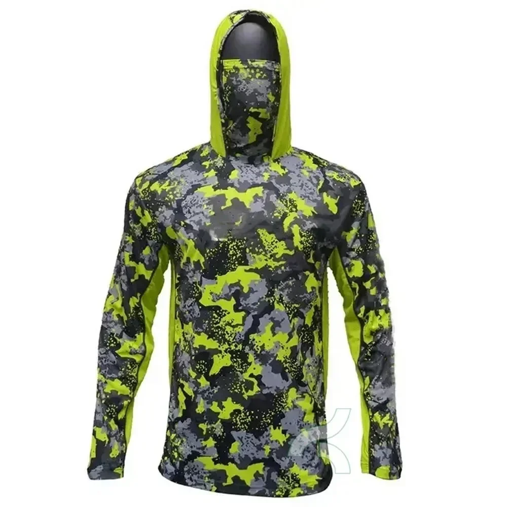 Женские рубашки с маской для лица дышащий костюм против комаров рыбалки футболки