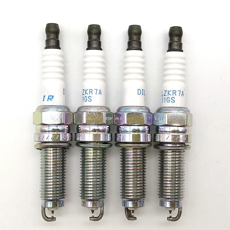 

4pcs 12290-R41-L01 DILZKR7A11 Dual Iridium Spark Plug For Honda Accord Civic Acura ILX MDX 1.8L HRV 12290R40A02 DILZKR7A-11