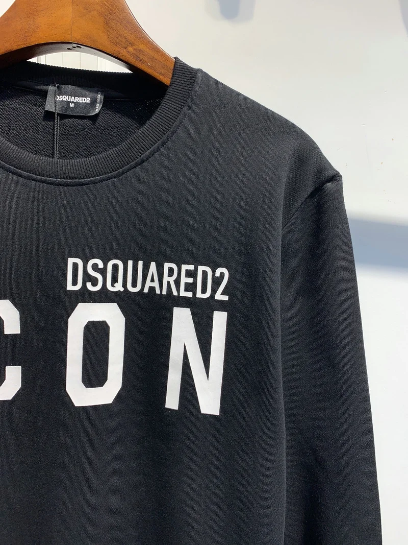 Новинка Dsquared2 Мужской Хлопковый свитер с длинным рукавом в стиле хип-хоп Мужская