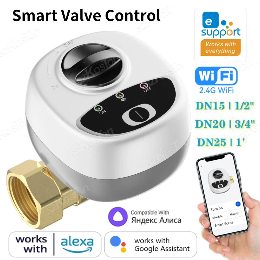 

eWelink Smart WiFi Водяной клапан SZKOSTON DN15/DN20/DN25