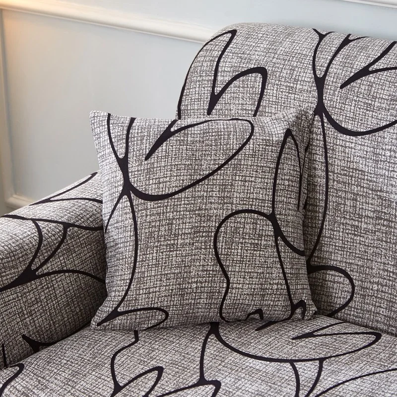 

High Elastic Polyester Printed Pillow Case Home Decor Couch Bed Chair Pillowcase Sofa Matching Cushion Cover