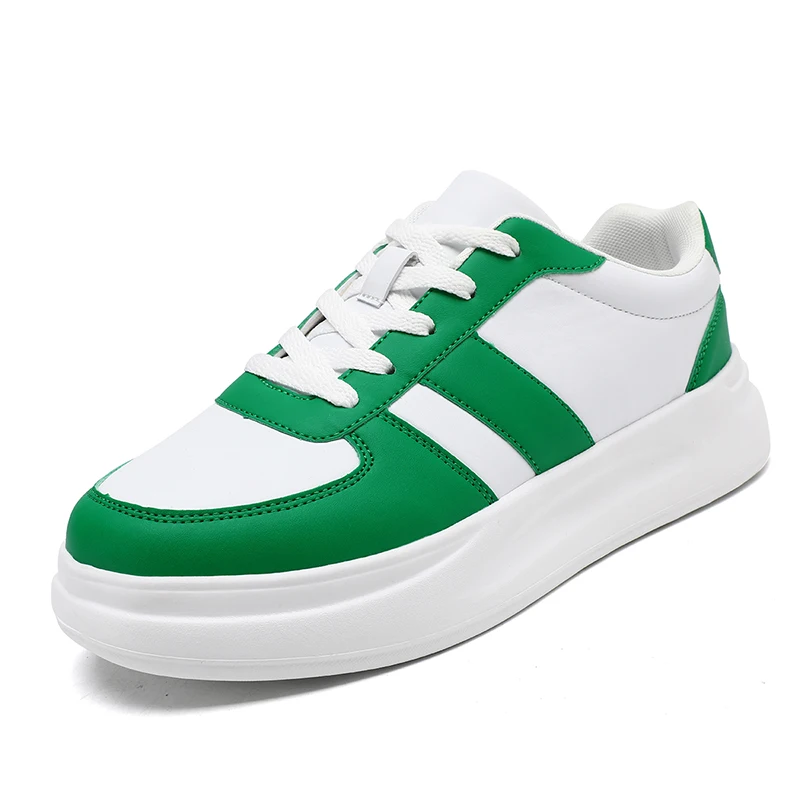 

Fujeak Fashion Leather Casual Shoes Large Size Trendy Men's Shoes Comfortable Non-slip Walking Shoes Lightweight Ankle Shoes