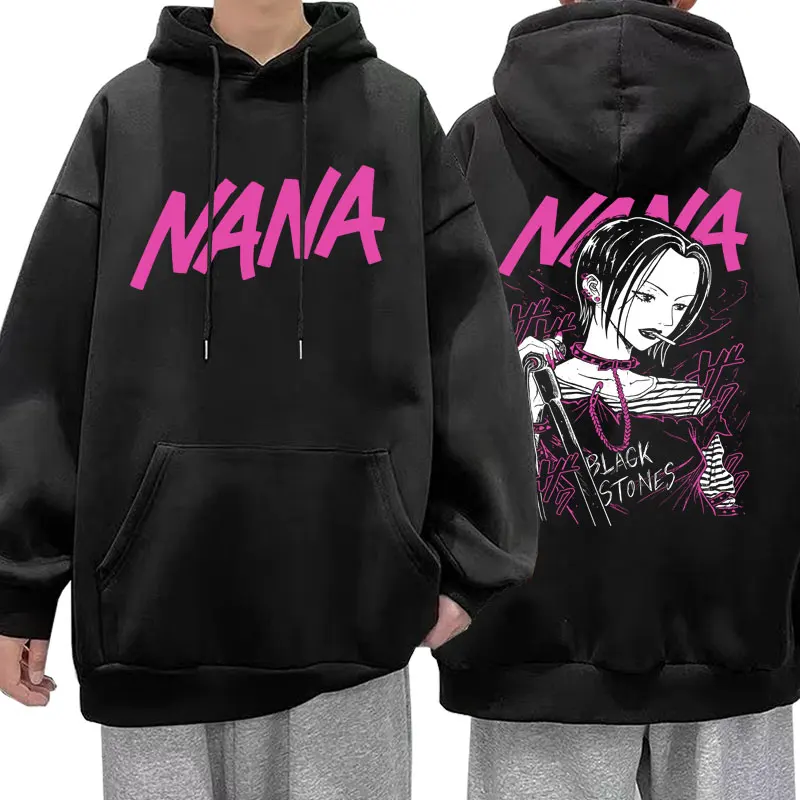 

Anime Nana Osaki Black Stones Graphic Hoodie Men Women Fashion Casual Long Sleeve Harajuku Bodywarmer Sweatshirt Streetwear Y2k