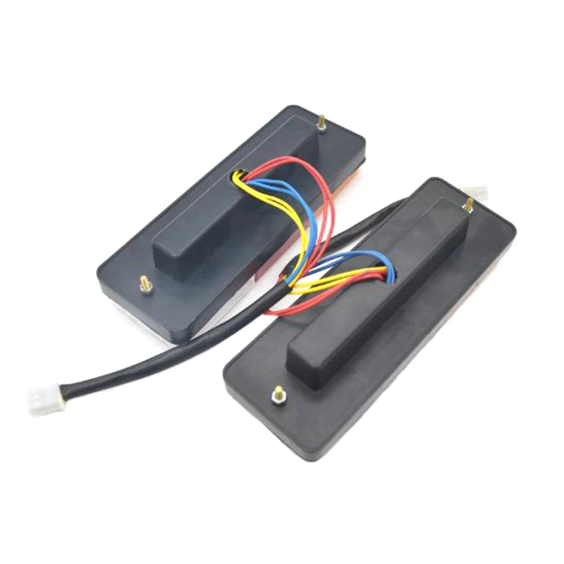 1 шт. 3 цвета 12 В светодиодный водонепроницаемый задний фонарь обратный тормоз