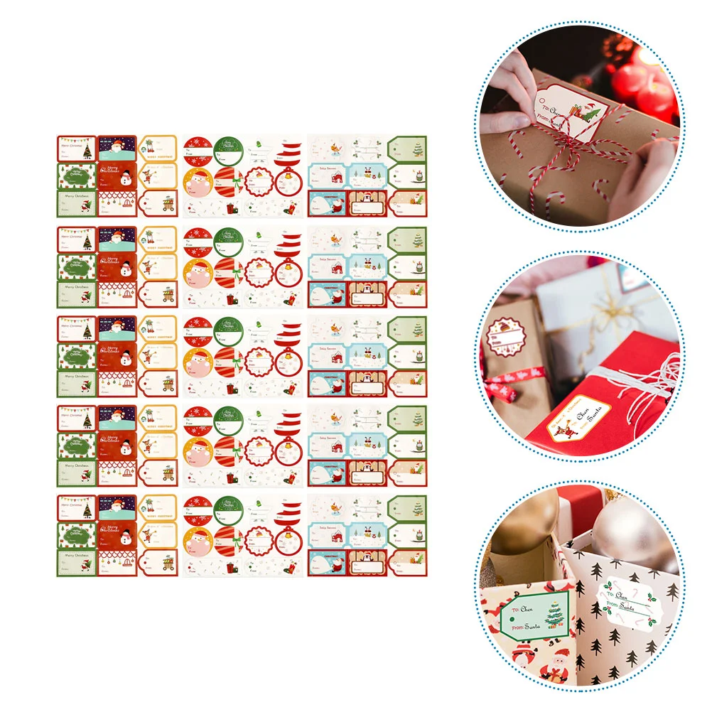 

Christmas Stickers Gift Sticker Fromlabels Xmassealing Roll Seal Holiday Tag