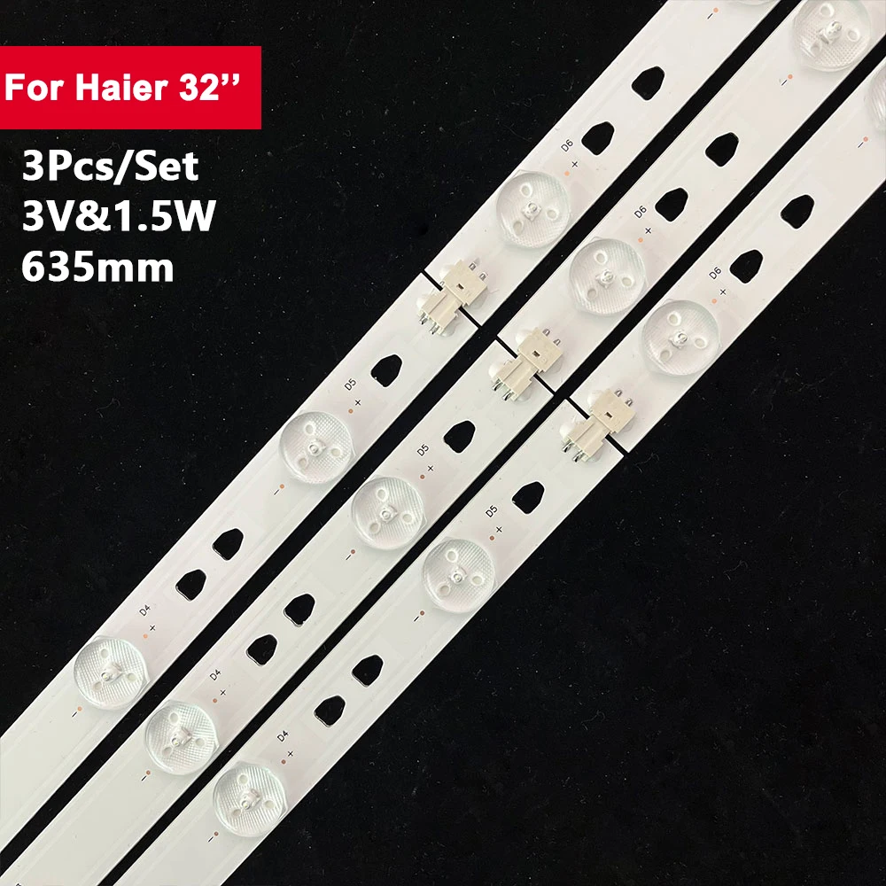 

3PCS 10LED TV Backlight Strip For Haier 32inch LED315D10 ZC14 LE32A7100L LE32B8000T LE32D8810 LE32B310N TELEFUNKEN LED32S39T2S