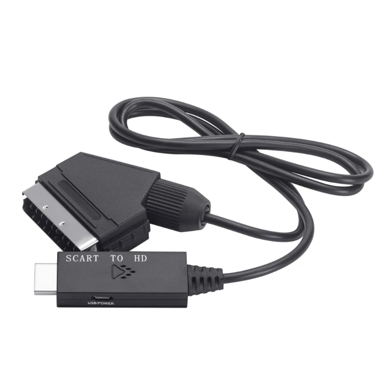 

Адаптер Scart на 1080p6 0 Гц/720p6 0 Гц Выход Прямая поставка
