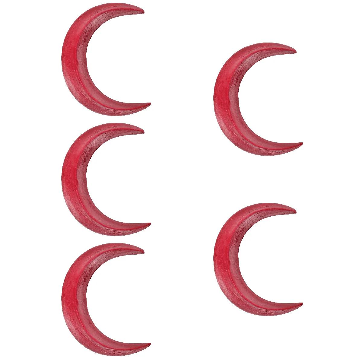 

5x Moon Design Hair Stick Hair Ornament Wooden Hair Stick Unique Hair Decor for Friends Girls Ladies