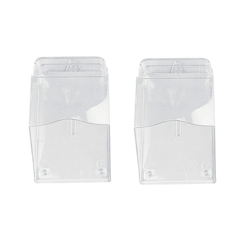

RISE-Access Control Rain Cover Doorbell Transparent Protective Box Outdoor Sun Protection Thickened Waterproof Cover 2Pc