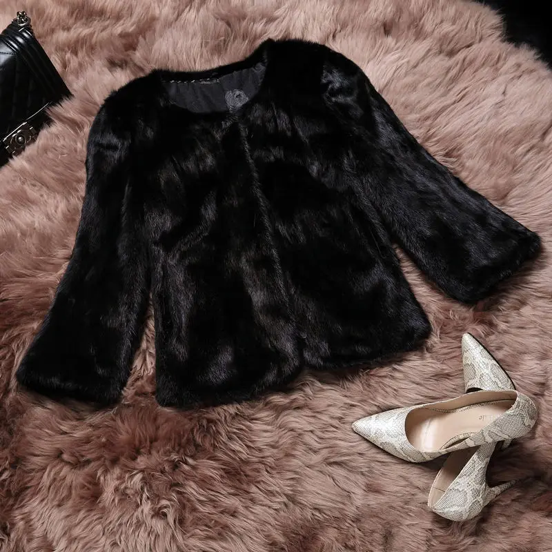 Women 'S Fur Jacket Faux Fur Coat Women 'S Short Coat Imitate Rex Rabbit Fur Coat Faux Fur Coat