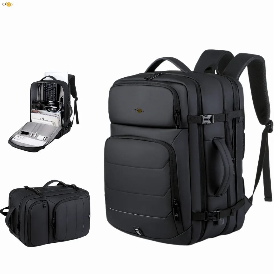 

Luxury Black Backpack For Men Women 15.6" Laptop Bag USB Schoolbag Rucksack Computer Backbag Mochila Travel Daypack 2023