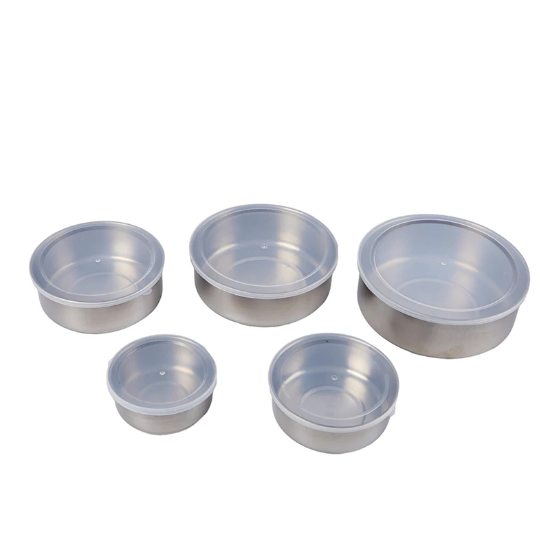 5 шт. контейнер для хранения пищевых продуктов из нержавеющей стали