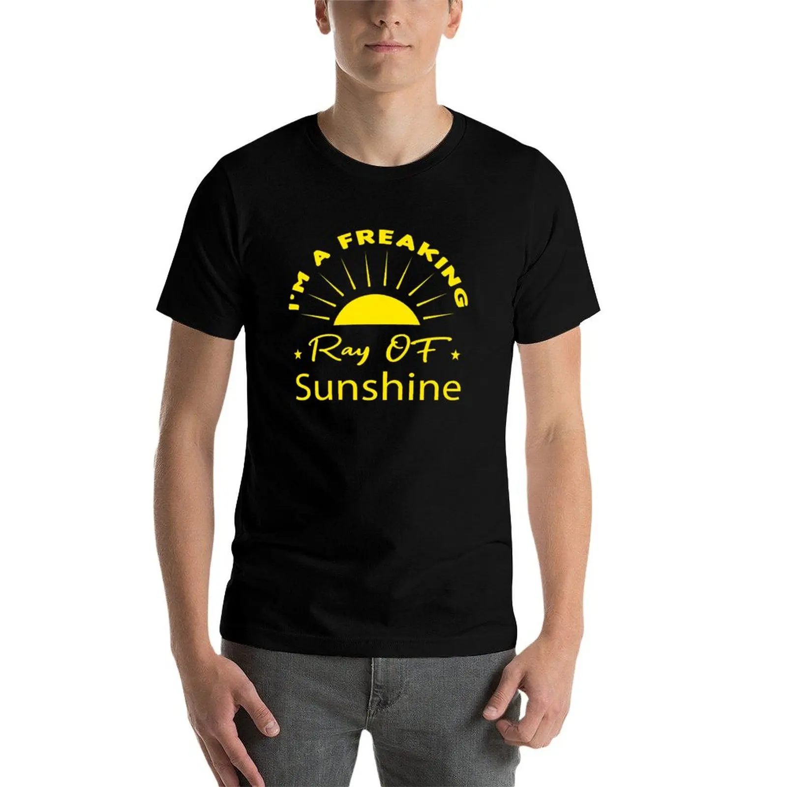 Забавный I'm a Freaking Ray of Sunshine забавный подарок с надписью для ray and sunshine футболка