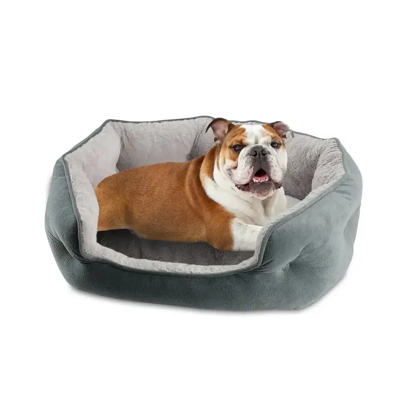 

Удобная Овальная Круглая Лежанка для собак-пена с эффектом памяти-жевательная стойкость-средний, большой размер (Выберите свой цвет)