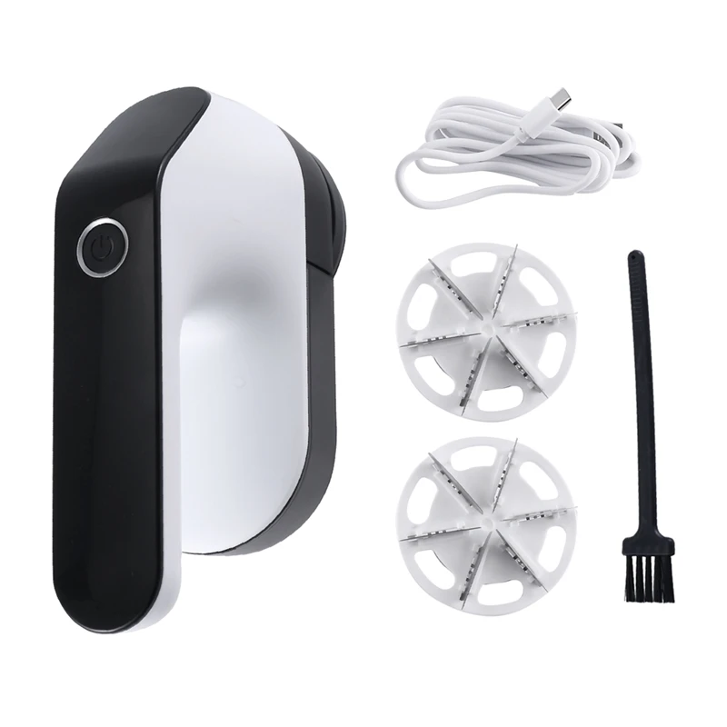 

Hairball Trimmer With LED Indicators USB Rechargeable Lint Razor With 3 Height Settings, 6 Blade Blades, 2000 Mah