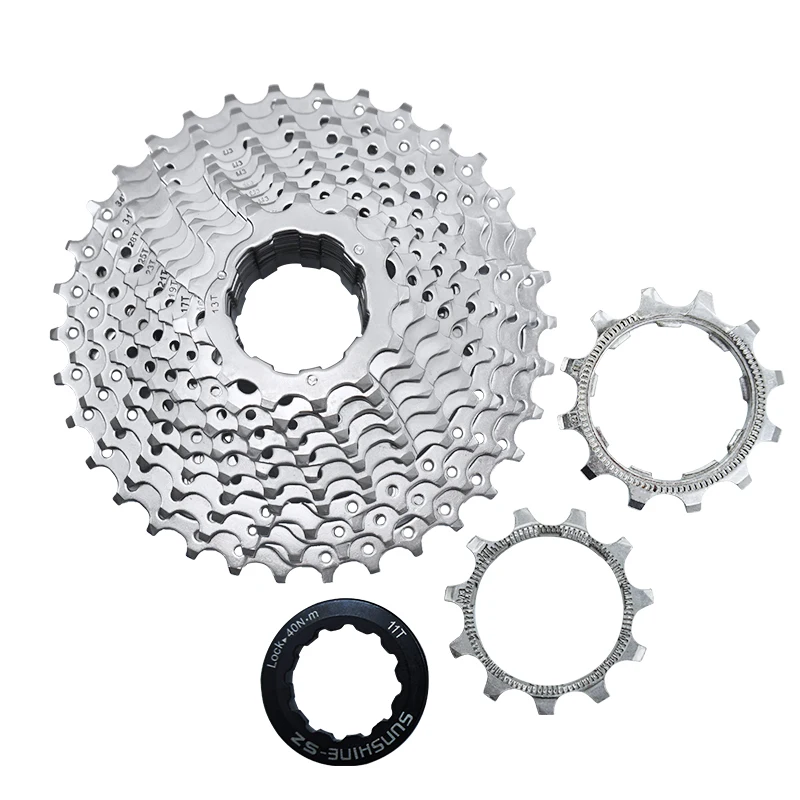 SUNSHINE Road Bike 8 9 10 11 12 Speed Velocidade 11-23T/25T/28T/30T/32T/34T Bicycle Cassette Freewheel MTB Sprocket for SHIMANO