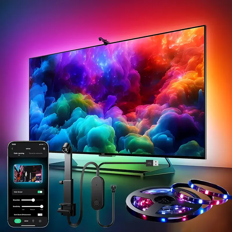 

Светодиодная лента для телевизора uuLamp RGBIC 5В 3,8 м
