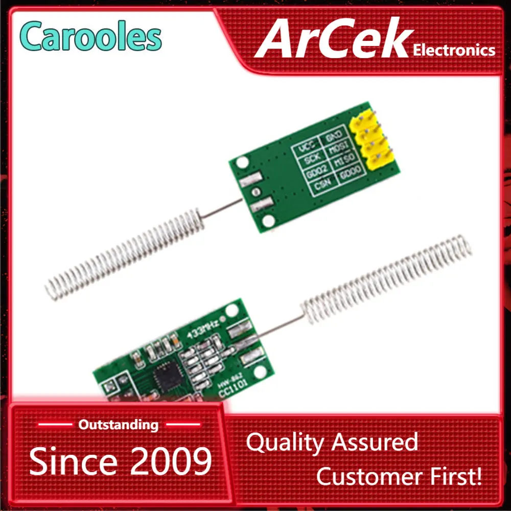 CC1101 433 м 10 мВт беспроводной приемопередатчик приемник модуль NRF905/SX1212/SI4432 передача данных/трансивер
