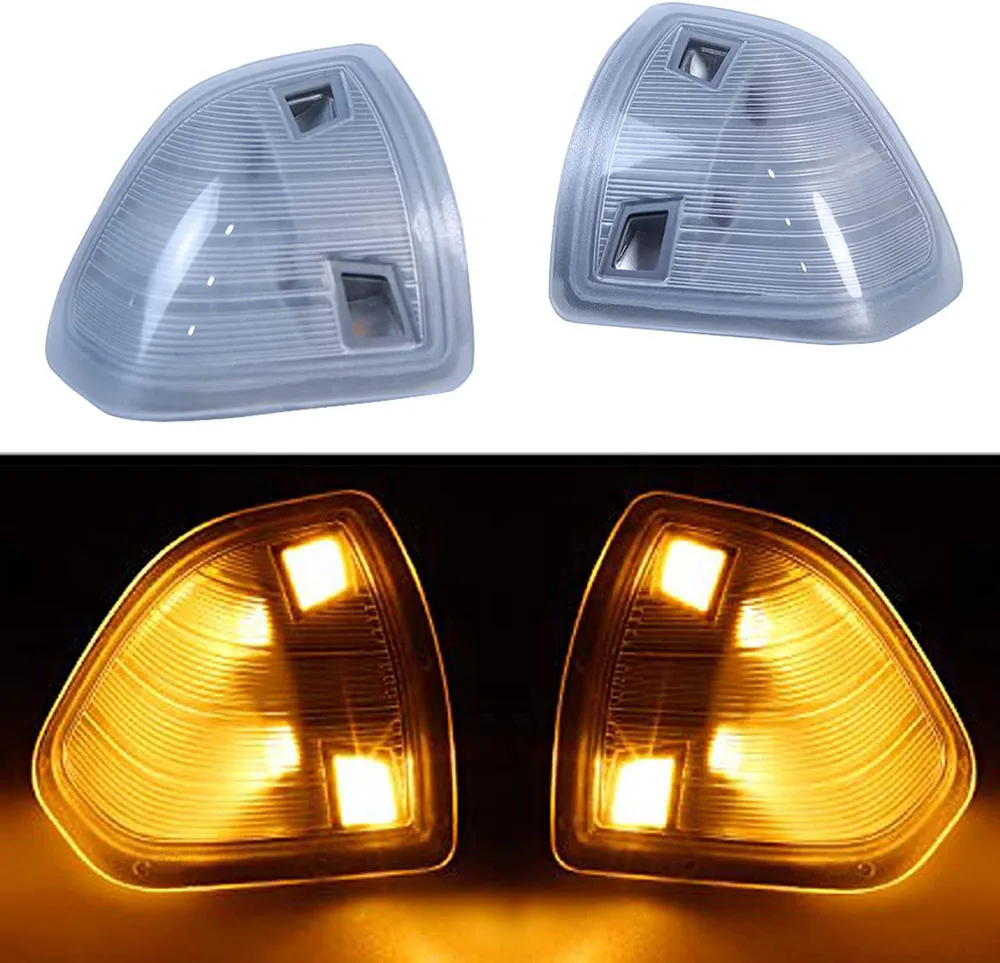 68302828AA 68302829AA LED Car Side Mirror Marker Lamps Turn Signal Light For Dodge Ram 1500 2500 3500 4500 5500 2010 2011~ 2018