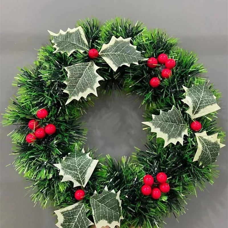 

1Pcs Christmas Wreaths Door Windows Garland For Home Decor Hanging Rattan Venue Layout Christmas Decorations Decor 2024 New Year