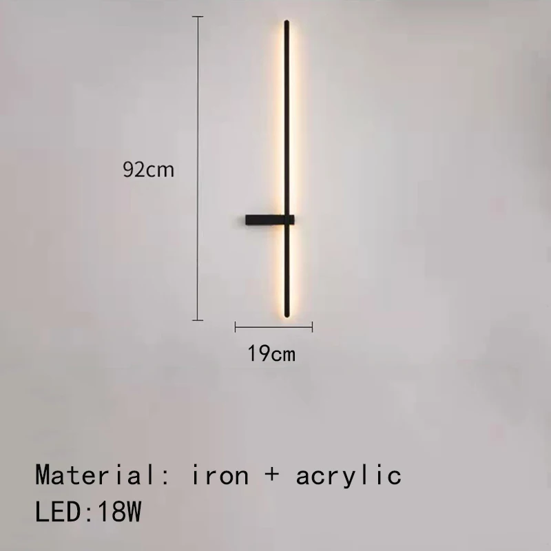 

Настенные светильники IWP, черные, белые, алюминиевые