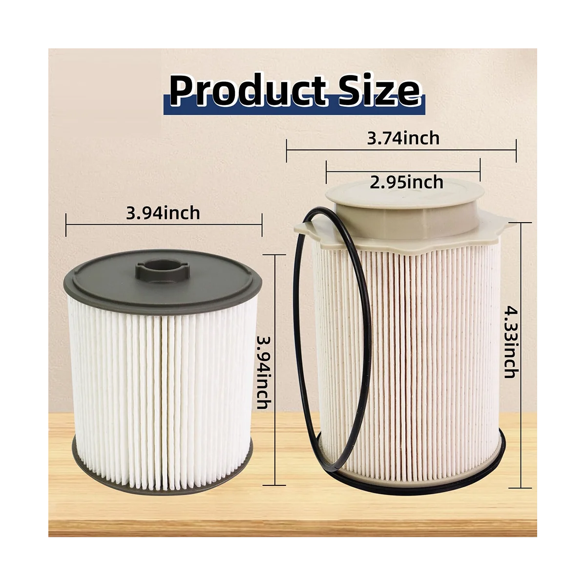 2 шт. комплект топливных фильтров 2019-2021 Ram 2500 3500 4500 L 68436631AA 68157291AA