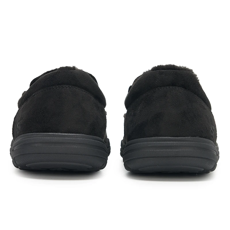 Фото Мужские зимние лоферы Skechers 66445‑BLK с флисовой подкладкой, нескользящие, теплые, повседневные, комфортные, новинка 2026 года. №5