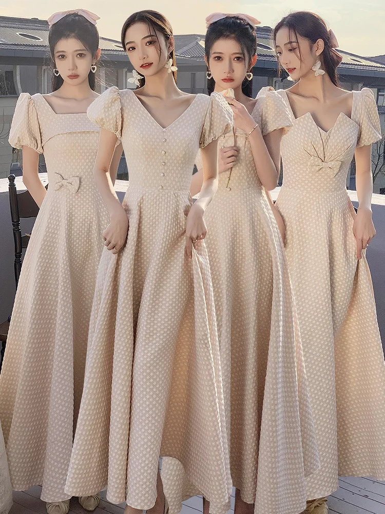 Женское вечернее платье с блестками серое невесты и подружки Ципао волшебное