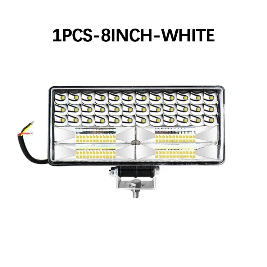 8inch 252W LED Light Bar/Work Spot Off Road 4x4 Bar Fit for Truck SUV 4WD Boat ATV Jeep Tractor Headlights 12V 24V