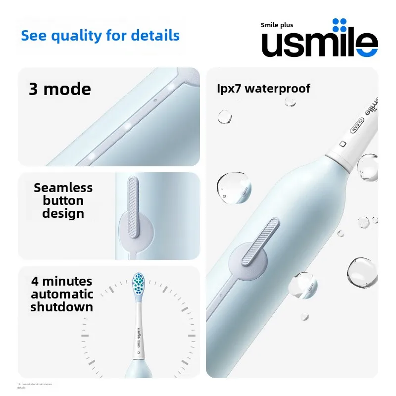 Электрическая зубная щетка Usmile P1 подарок на день рождения для мальчиков и