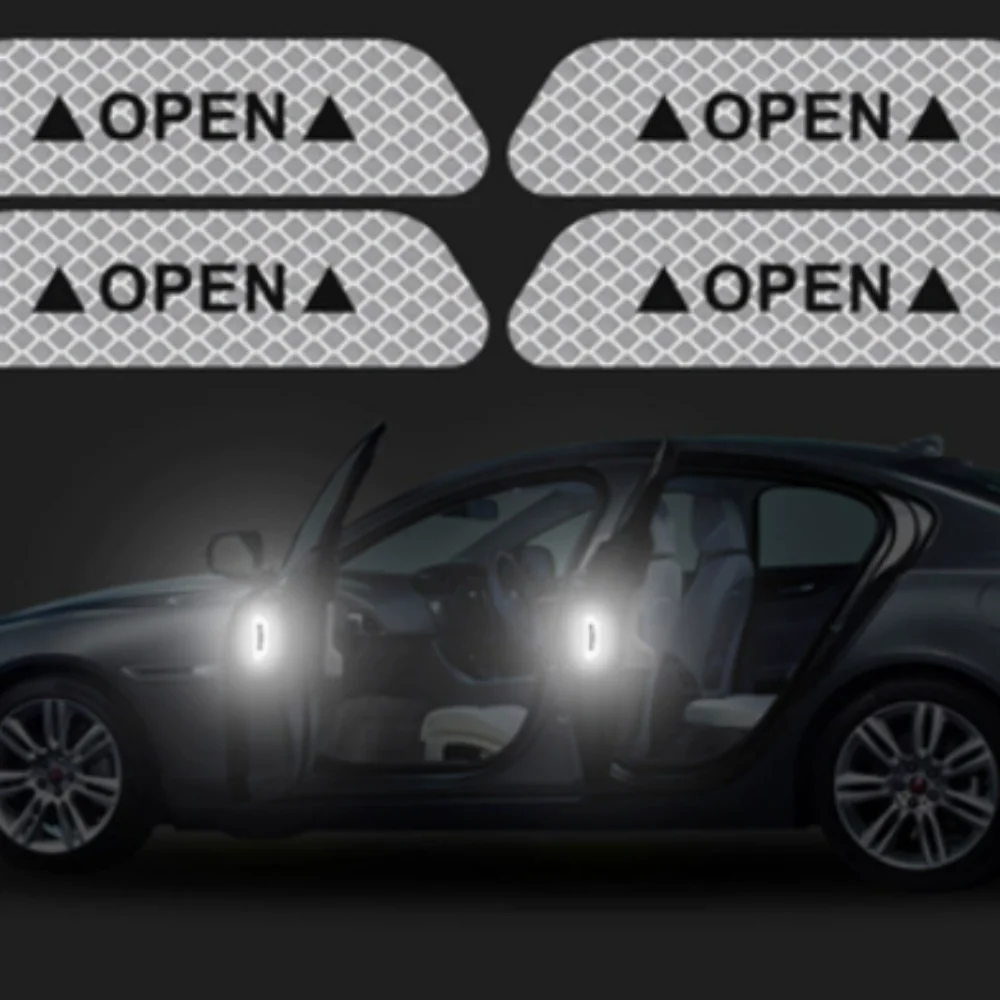 

Предупреждающая светоотражающая наклейка на дверь автомобиля для Hyundai Accent Solaris Tucson 2017, getz ix35 santa fe coupe i20 veloster ix25 creta