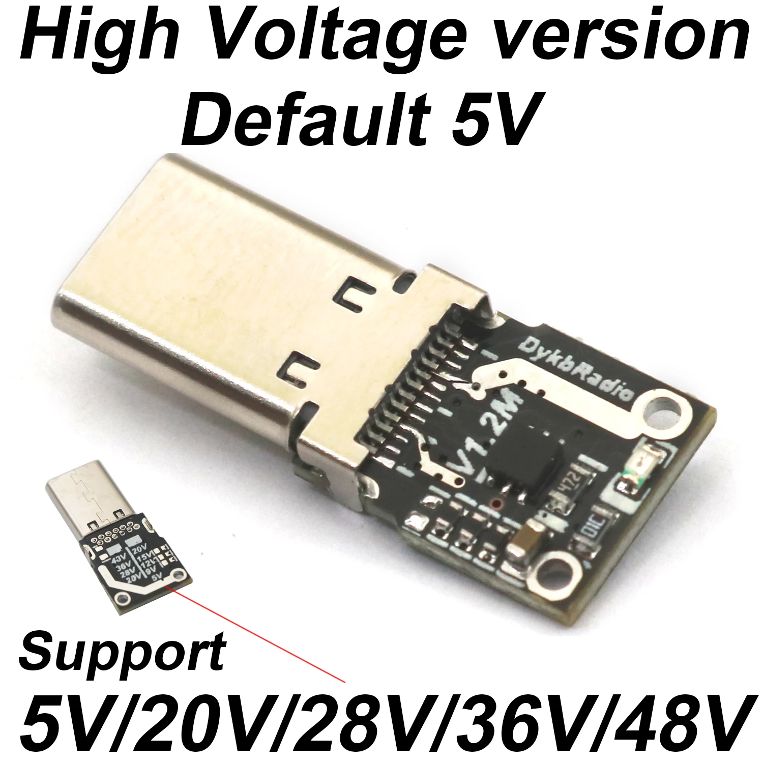 

Dykbcells 140W USB TYPE-C PD Decoy QC PD3.1 Адаптер