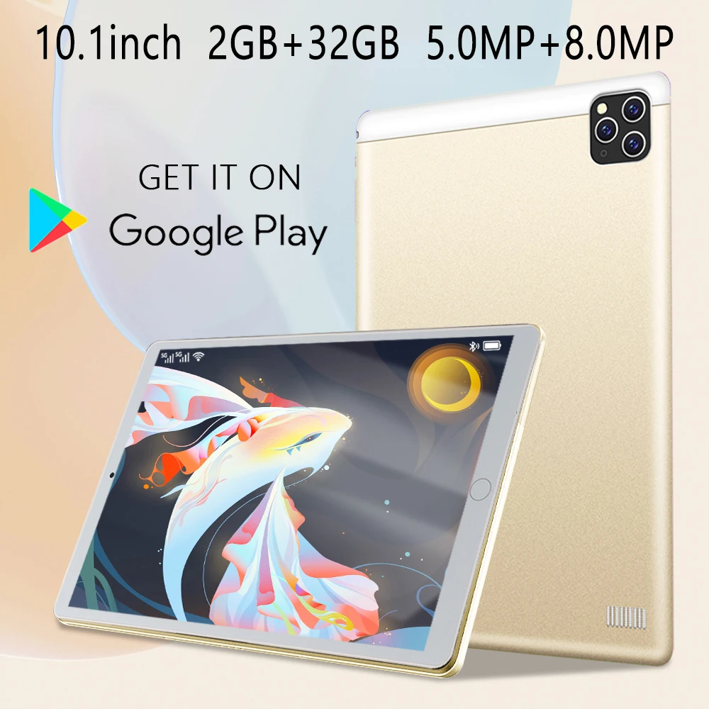 2023 Tablet Android 6.0 Tablet Da 10.1 Pollici 2Gb Ram 32 Rom Tablet Google Play 3500Mah Tablet Wifi