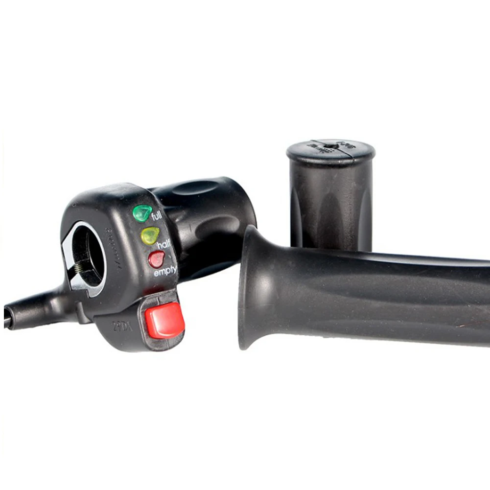 

Electric Bike Throttle Turn Modified Speed Control Handle Bar Accelerator For Electric Bicycle E-bike Throttle Self-locking Part