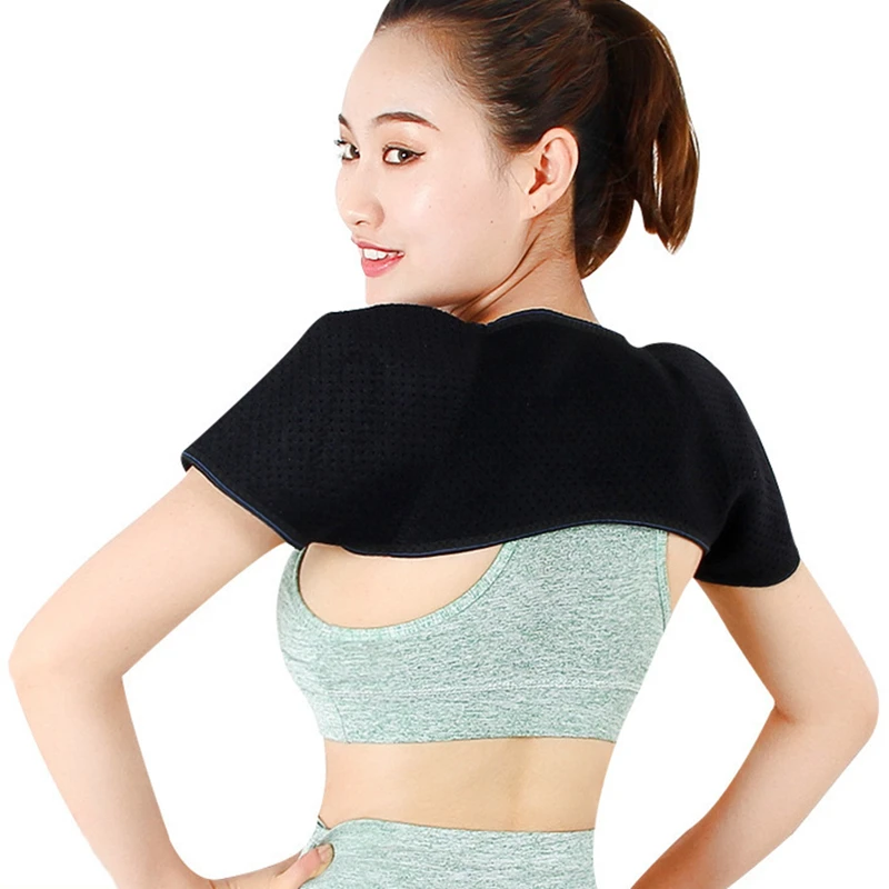 

Самонагревающийся Двойной плечевой поддерживающий бандаж для магнитной терапии плечевой обогреватель защитный массажер обезболивающий п...