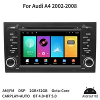 Android 11 Car Multimedia Player For Audi A4 2002-2008 Car Auto Radio Stereo Video Navigation GPS DSP IPS Head Unit CarPlay